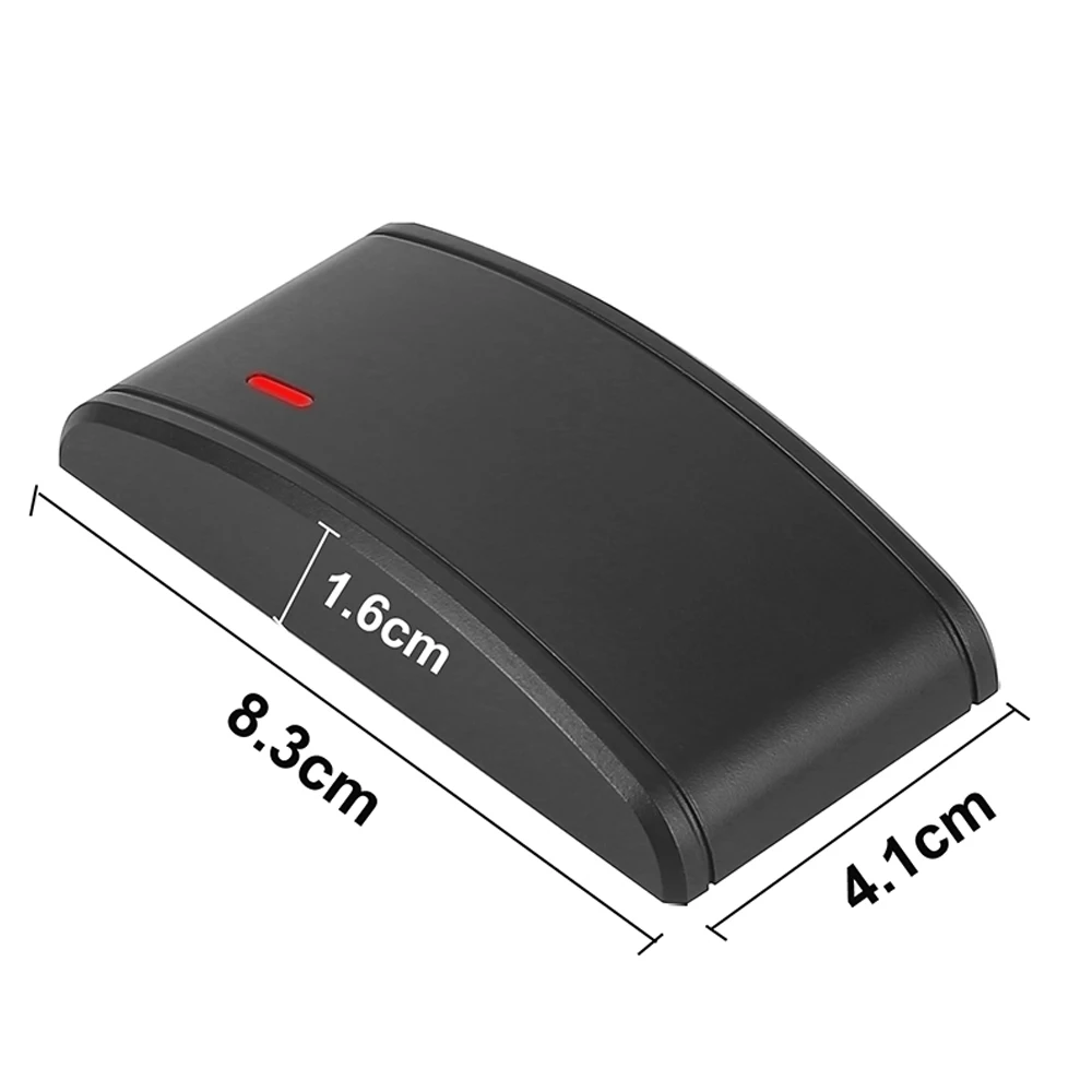 Mini Wiegand-lector de tarjetas Rfid de doble frecuencia, lector de tarjetas de proximidad, Control de acceso de puerta, 26, 34, 125khz, IC, 13,56