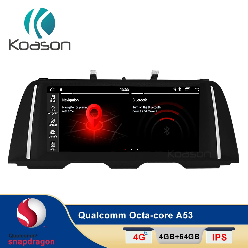 Qualcomm octa core Android 10.0 Car Multimedia Player for BMW 5 Series F10 F11 Wifi 4G 10.25