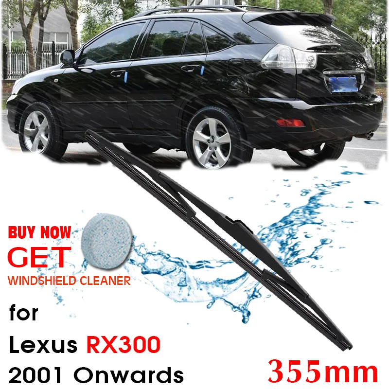 Car Wiper blade Rear Back Window Windscreen Windshield Wipers For Lexus RX300 Hatchback 355mm 2001 Onwards Auto Accessories