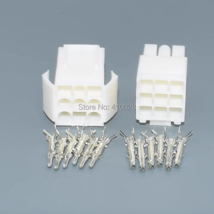 worldgolden 9pin 9p connector Set Kits mini type set EL 4.5MM male Female socket plug