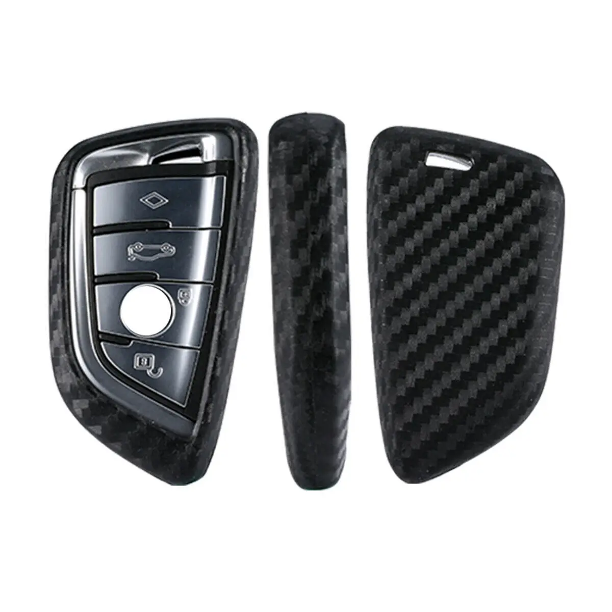 Keyfob Key Fob Case Cover Holder Keychain Box Bag Accessories Fit For BMW 2 3 5 6 7 X1 X2 X3 X4 X5 X6 X7 X5M X6M