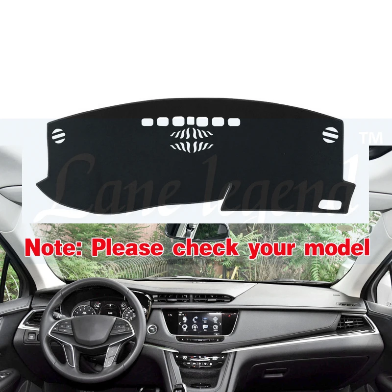 For Cadillac XT5 2016 2017 2018 2019 2020 Anti-Slip Mat Dashboard Cover Pad Sunshade Dashmat Protect Carpet Anti-UV Accessories