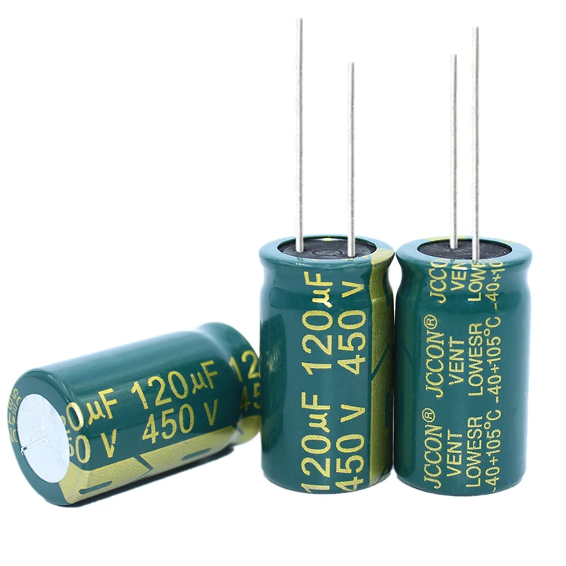 20PCS 450V120UF  120UF 450V  Aluminum  Electrolytic Capacitor  high-frequency  18X30MM