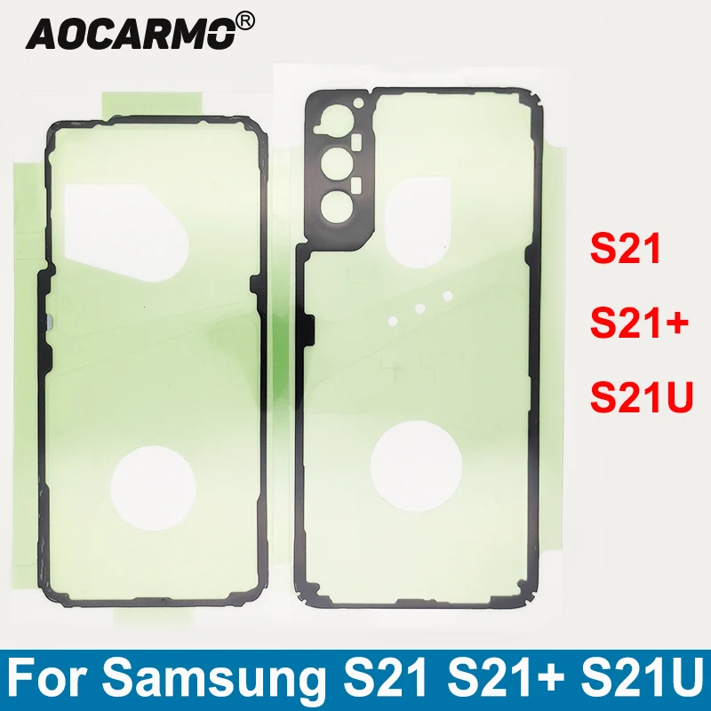 Aocarmo For Samsung Galaxy S21 S21+ S21 Plus Ultra S21U S21P Back Adhesive Back Cover Waterproof Sticker Glue