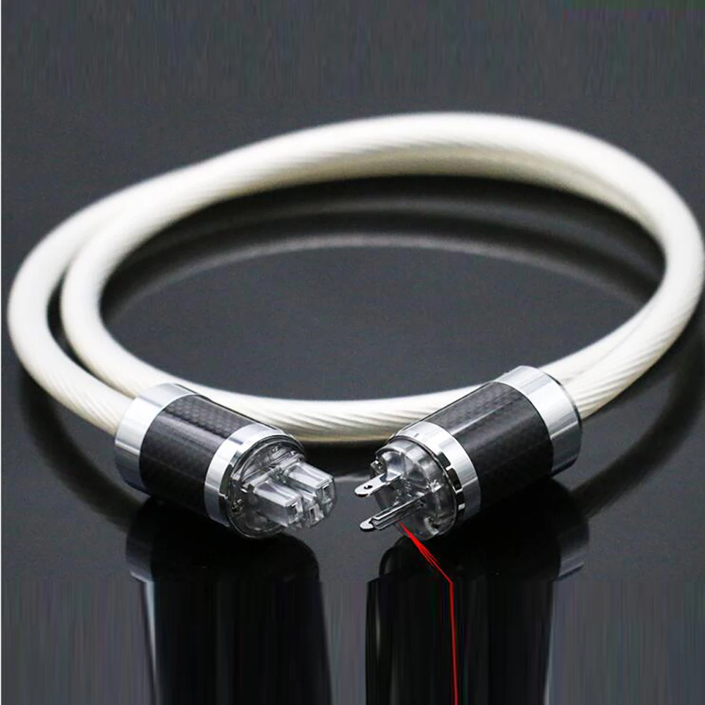 

Hi-End Silver Plated US Power cord For Tube amplifier CD Player 1.5M