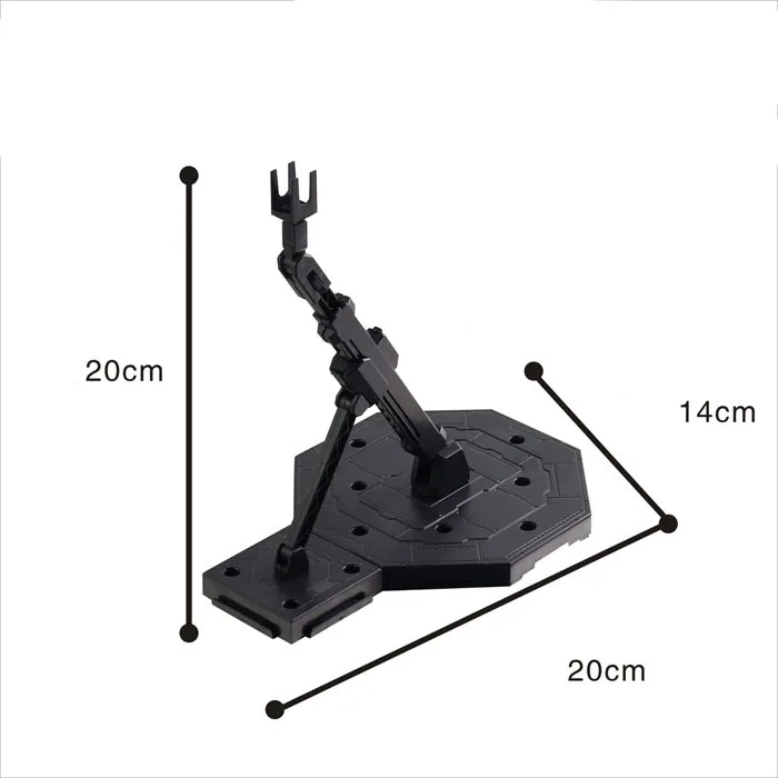 Action Figure Base Display Stand Bracket for 1/144 1/100 MG/HG/BB Rabot Animation Stage Act Suit