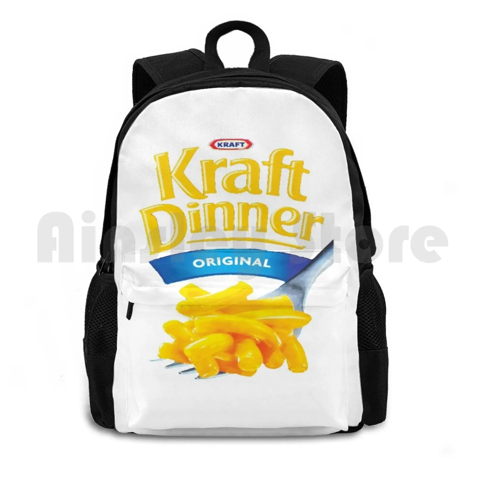 Mochila Kraft para cena, senderismo al aire libre, equitación, escalada, bolsa deportiva Hipster, cena Kraft, queso, Retro, cartuchos baratos, lindo, divertido
