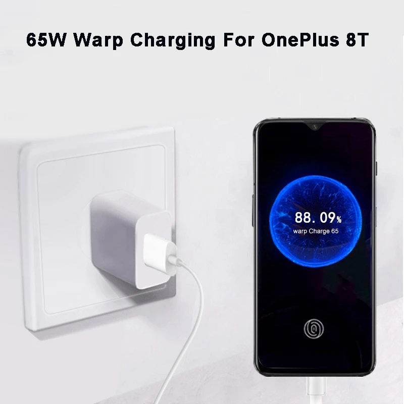 

65W Warp Charger/30W Warp/20W Dash Charger For OnePlus 8T /Nord /One Plus 8 Pro/8/1+7 Pro/1+7T Pro/1+6T/1+6 USB Type-C Cable