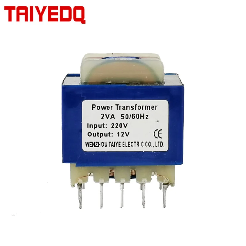 Transformer EI28*17 2W pin type power transformer AC 220V Copper coil Needle horizontal For electronic equipment