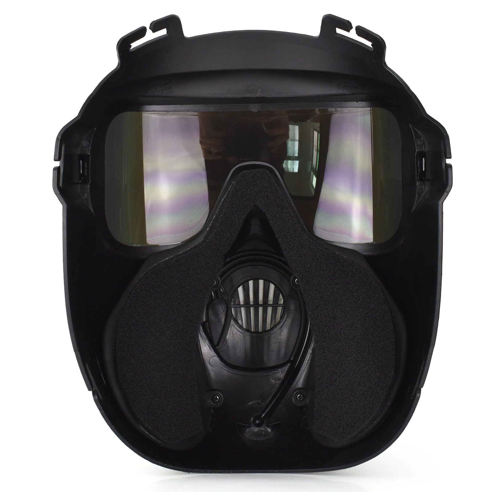 Imagem -03 - Máscara de Proteção para Cosplay Tático Airsoft Tiro Caça Equitação cs Masquerade Traje Adereços bb Arma Máscara Facial Completa