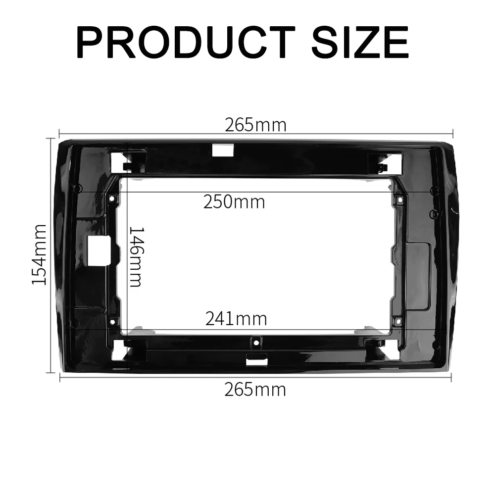 10.1 Inch Car Radio  Fascia Fit for SKODA KODIAQ 2017 Stereo Panel Audio Installation Dash Mount Kit Frame GPS Bezel Face Plate