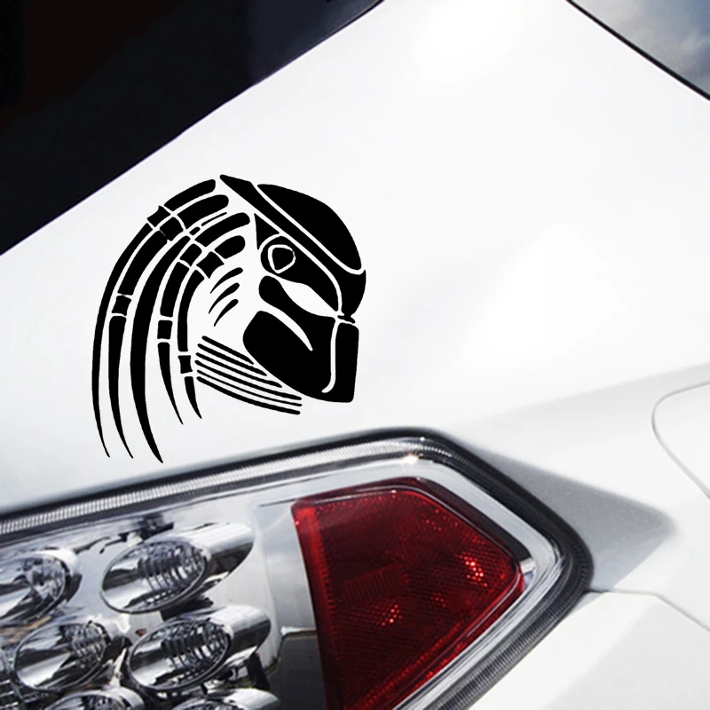 CS30917# Die-Cut Vinyl Decal For Хищник Alien Face Car Sticker Waterproof Auto Decors on Bumper Rear Window