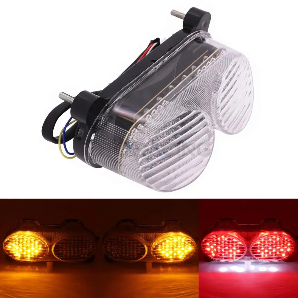 

Motorcycle LED Tail Lights Brake Turn Signals Lights For Kawasaki ZX6R ZX-6R J1 J2 G1 G2 ZXR7S ZX9R ZX-9R ZX900 ZZR600