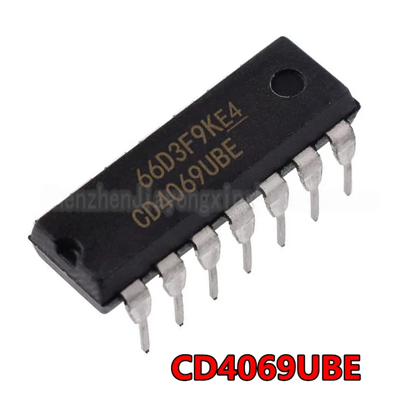 10PCS CD4069UBE DIP14 CD4069U DIP CD4069 DIP-14 CD4069BE new and original IC