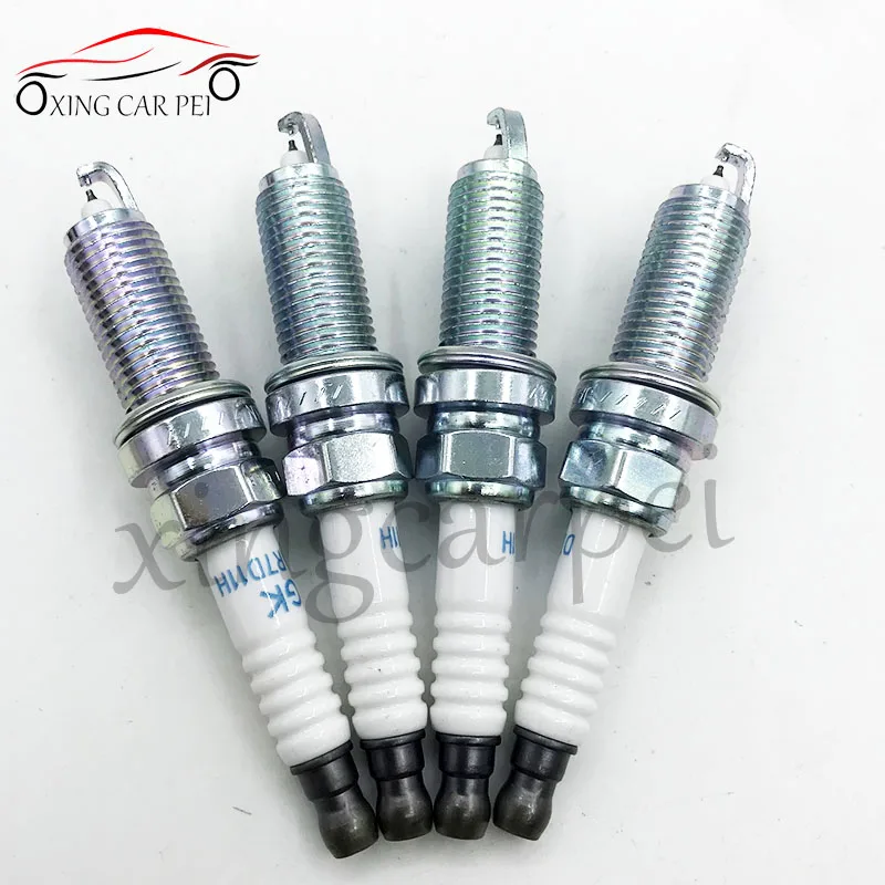 22401-1VA1C DILKAR7D11H 4pcs Dual Iridium Spark Plug for Nissan Rogue 2.0L 2017 X-TRAIL QASHQAI Engine MR20DD MR20DE Auto Part