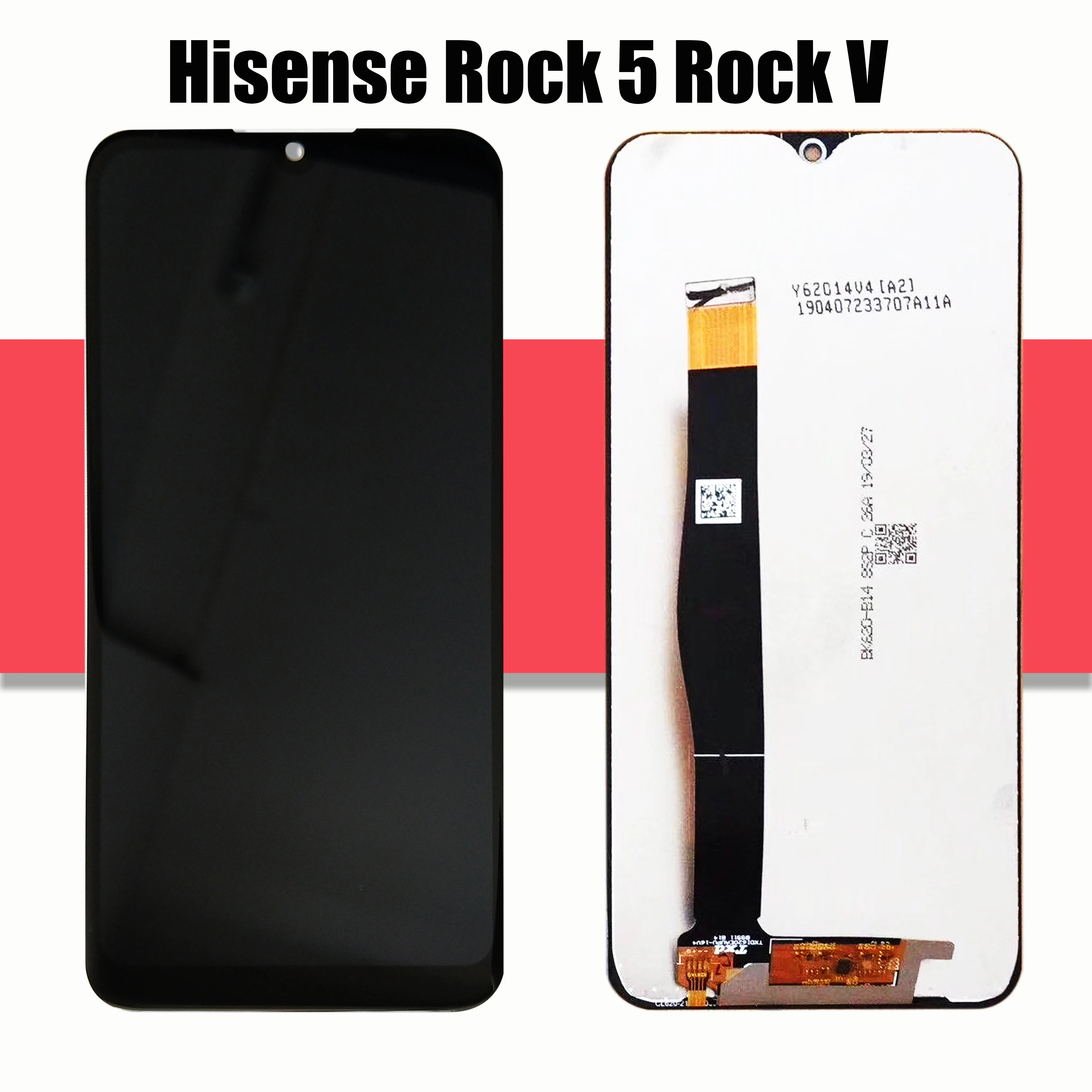 

6.22" NEW Original For Hisense Rock 5 LCD Display With Touch screen Digitizier Assembly parts Accessory For Hisense Rock V