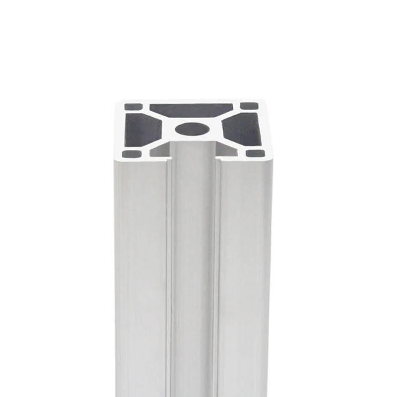 Perfil de aluminio anodizado para máquina de grabado láser CNC, marco de extrusión de guías lineales, ranura en T, 3030 N3, 100-1200mm, 2 unidades