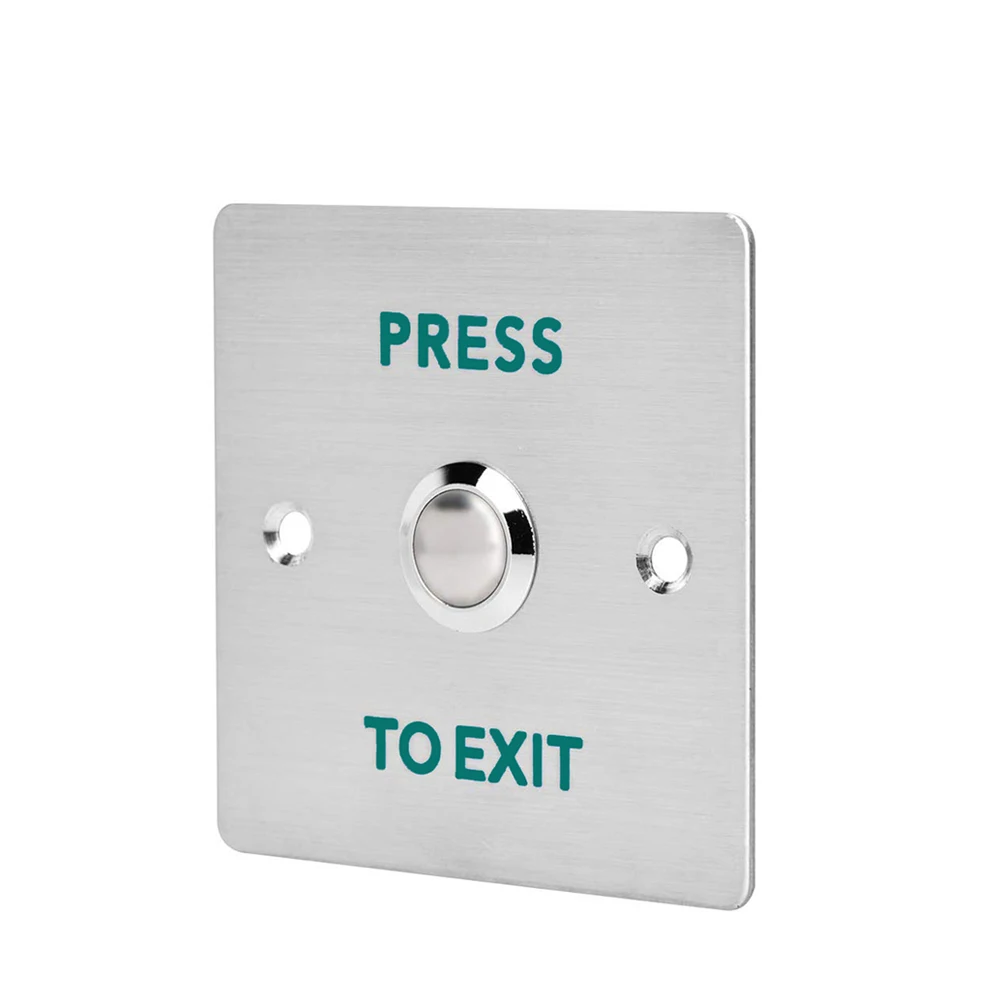 86*86mm IP65 Waterproof switch Door Exit Button Release Push Switch Stainless Steel  Alloy exit button