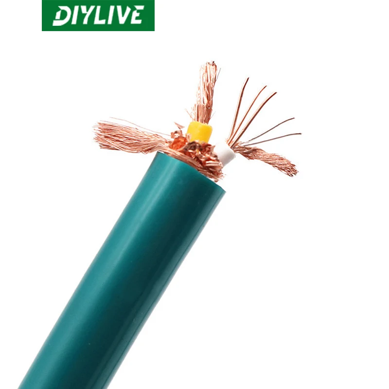 Kabel sygnałowy audio HiFi z miedzi monokrystalicznej 8N, dwużyłowy, zbalansowany, do samodzielnego montażu, duński High Wind Lotus, kabel luzem do wysokiej klasy systemów audio. — zdjęcie produktu 6