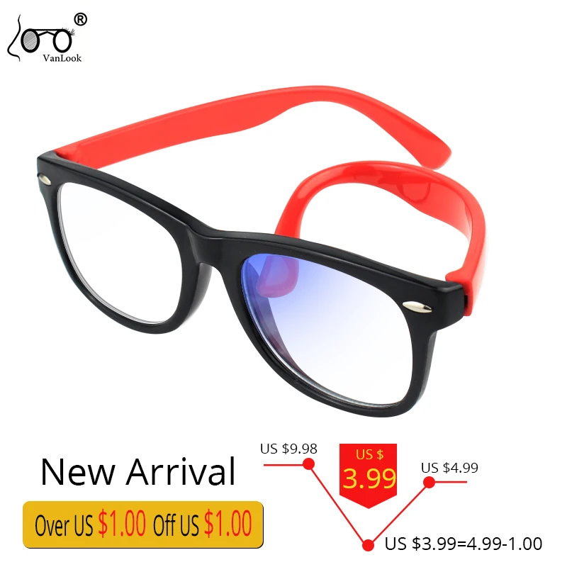 

Children's Anti Blue Ray UV Light Screen Protection Computer Glasses Kids Radiation Silica Spectacle