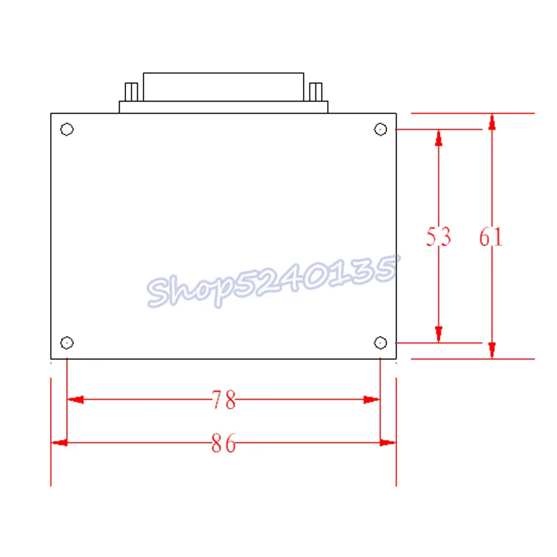 CNC interface board parallel port DB25 optical isolation optocoupler EL817