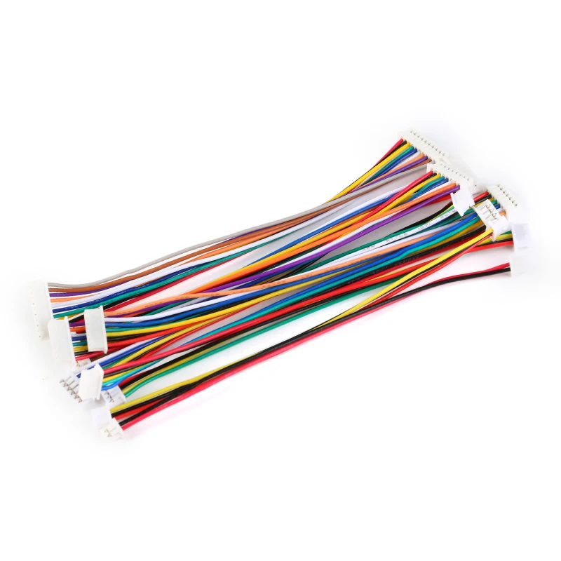 5Pcs Pcs JST 1.25mm Pitch 2/3/4/5/6/8 Pin Female to Female Wire Cable Connector JST 1.25mm Double Ended Plugs 28AWG 10CM