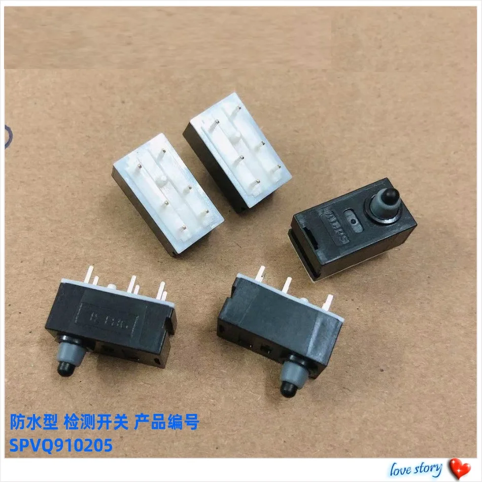 5pcs  SPVQ910205 ALPS for waterproof car parking brake brake micro switch detection button reset 6 feet