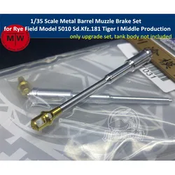 1/35 Scale Metal Barrel Muzzle Brake for Rye Field Model 5010 Sd.Kfz.181 TigerI  Middle Production Tank CYT031