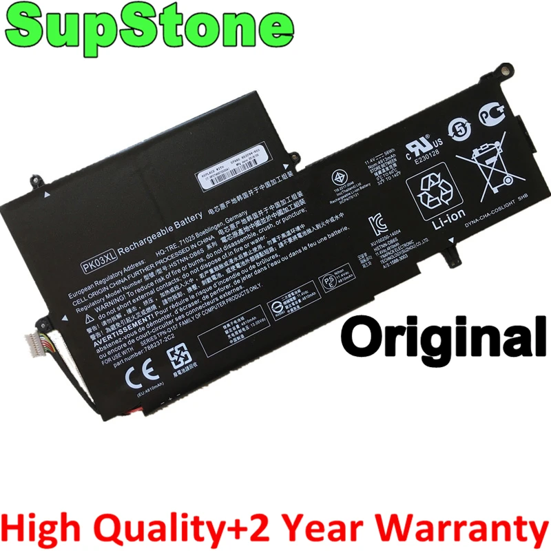 

SupStone Original PK03XL HSTNN-DB6S 789116-005 Laptop Battery For HP Spectre Pro X360 G1,13-4001DX,13-4113TU 13-4002NF 13-4101DX