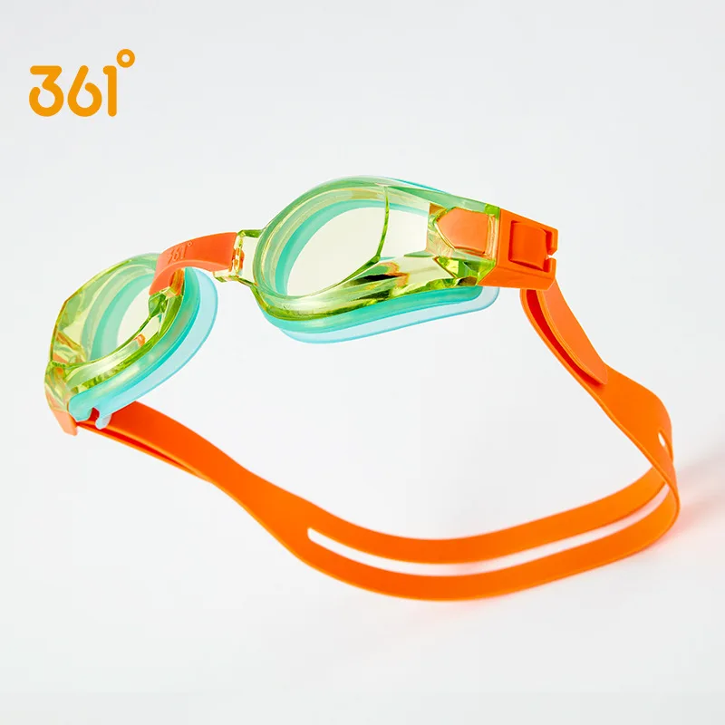 Optical Swimming Goggles Children Myopia Pool Earplug Professional Waterproof Bathing Eyewear Prescription Kids Diving Glasses