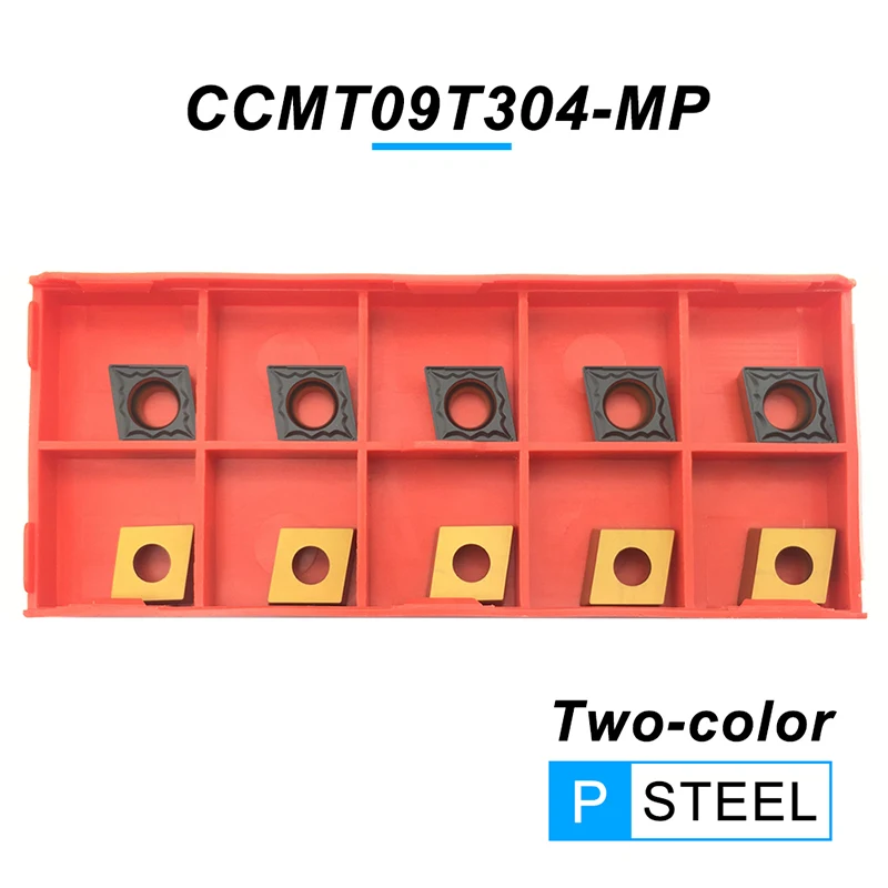 CCMT09T304 CCMT09T308 MP PC4225 Carbide Inserts High Quality CNC Lathe Tools Turning Tool CCMT Blade CNC Cutting Tool For Steel