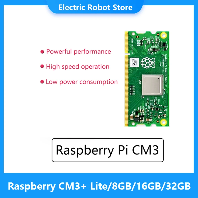 โมดูล Raspberry Pi Compute 3 + Lite/8GB/16GB/32GB1GB RAM 64-Bit 1.2GHz BCM Raspberry Pi 3 SODIMM Connector สนับสนุน Window10