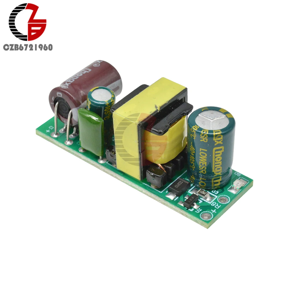 220V to 12V 400mA AC-DC Step Down Buck Converter Module Power Transformer Temperature Short Circuit Protection Power Supply