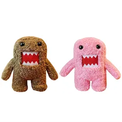 Brown Pink Domo Kun Plush Doll Soft Toy Kawaii Cute Anime Plushie Kids Toys for Girls Boys Children Christmas Birthday Gift