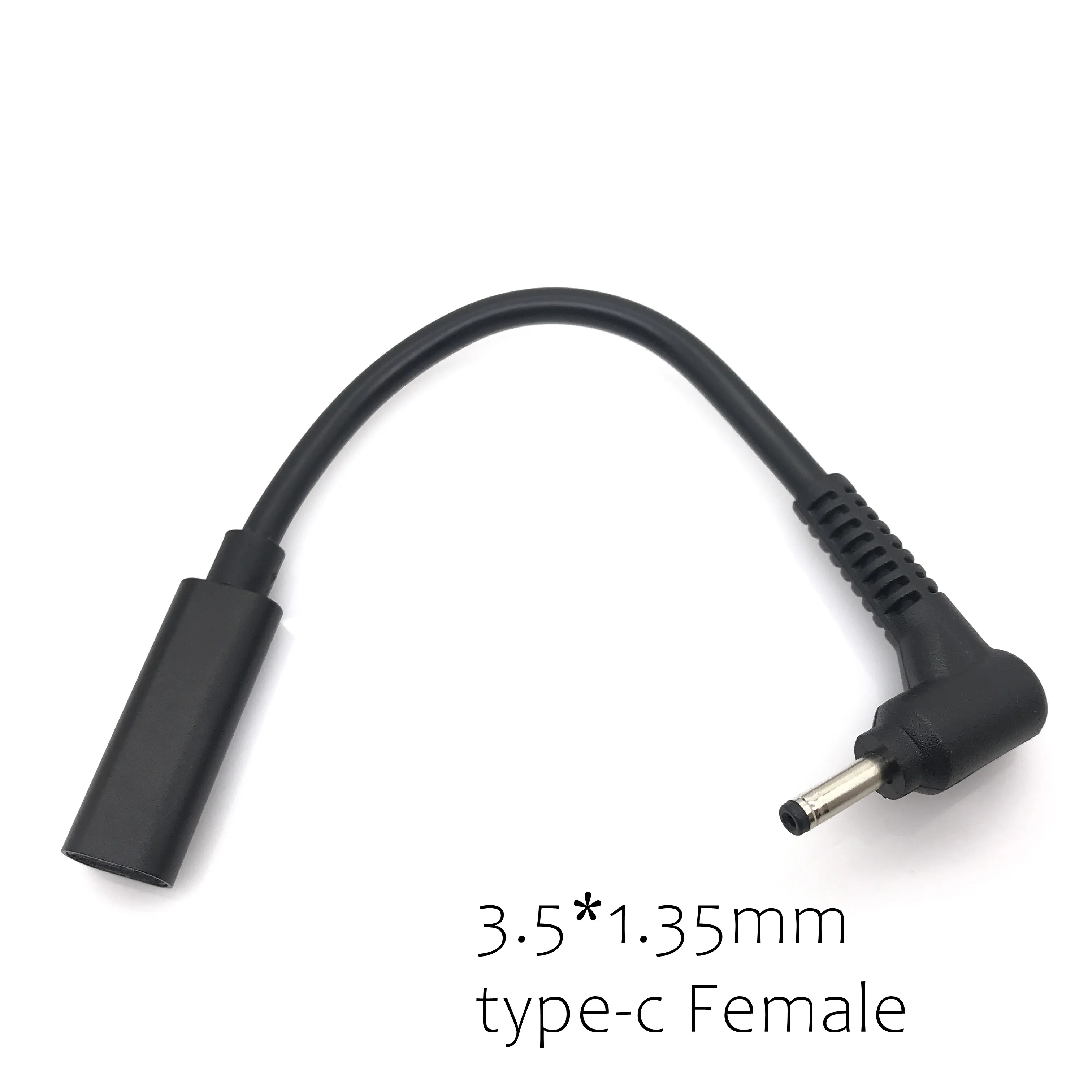 

PD Dc USB Type C USB C Женский на 3,5*1,35 3,5x1,35 мм Штекерный кабель преобразователь pd разъем питания адаптер AQJG