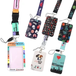 YL226 Medical Grey's Anatomy TV Show Doctor Nurse Accessories lanyards id badge holder Keychain ID Card Cover Mobile Phone Gifts