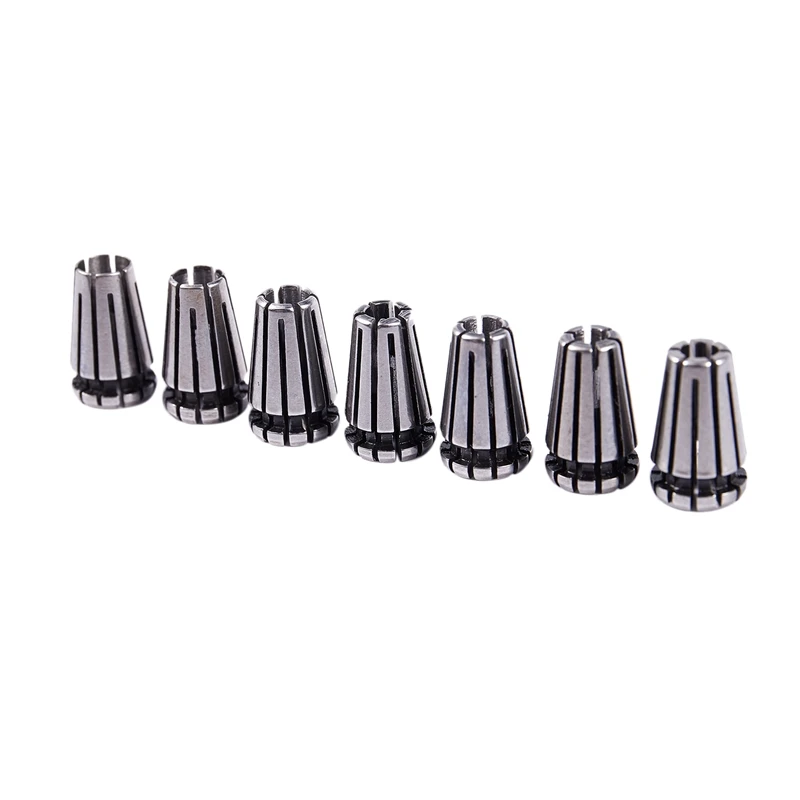 C10 Er8a 100L Collet Chuck Holder + 7Pcs Precision Er8 Spring Collet Set