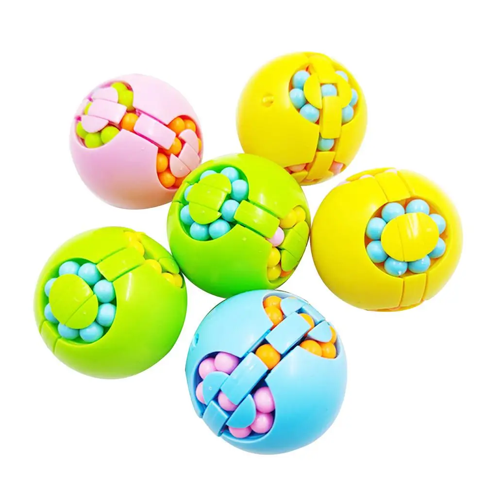 Magic Beans Rotating Fingertip Spherical Toy Puzzle Sensory Educational Toy Gyro Magic Disk Educational Ball Toy For Children