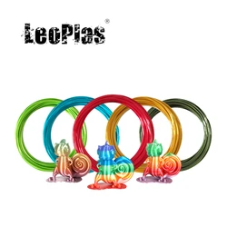 LeoPlas Ultra Silk PLA Filament 1.75mm 20 Meters Sample For 3D Printer Pen Consumables Printing Supplies Plastic Material