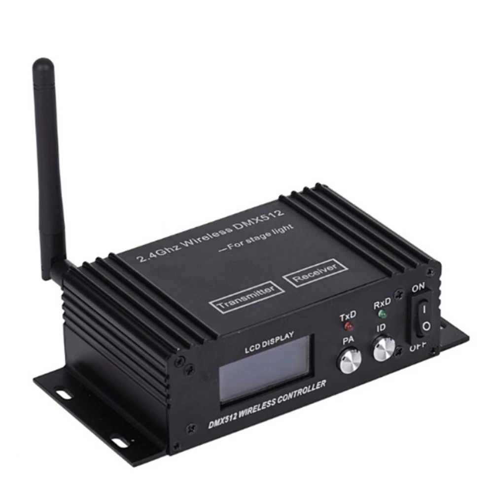 DMX512 Wireless Receiver Transmitter DMX512 LED Lighting Controller Transmitter & Receiver 2in1 Repeater 400M Effective Range