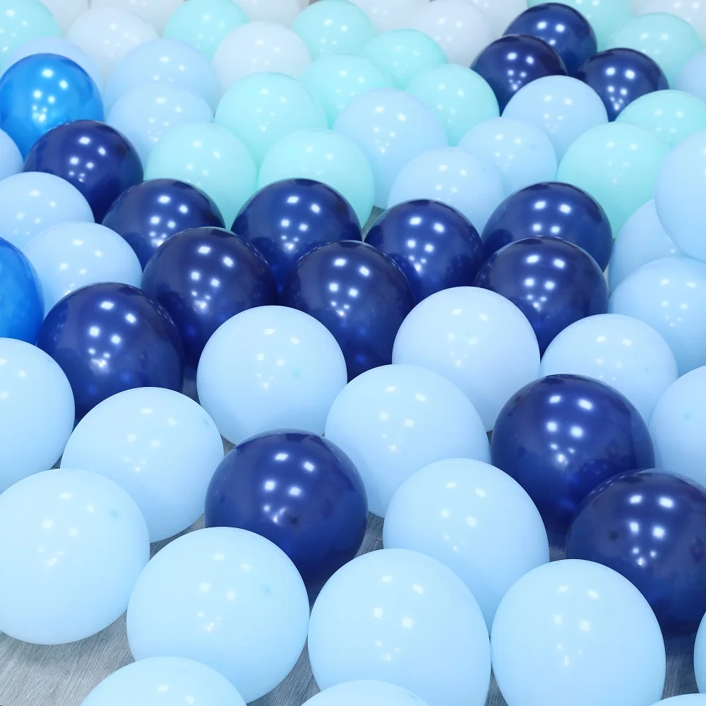 20/30/50Pcs 10inch Ink Blue Latex Balloons Happy Birthday Party Wedding Decoration Baby Shower Balloon Its A Boy Air Ball Globos