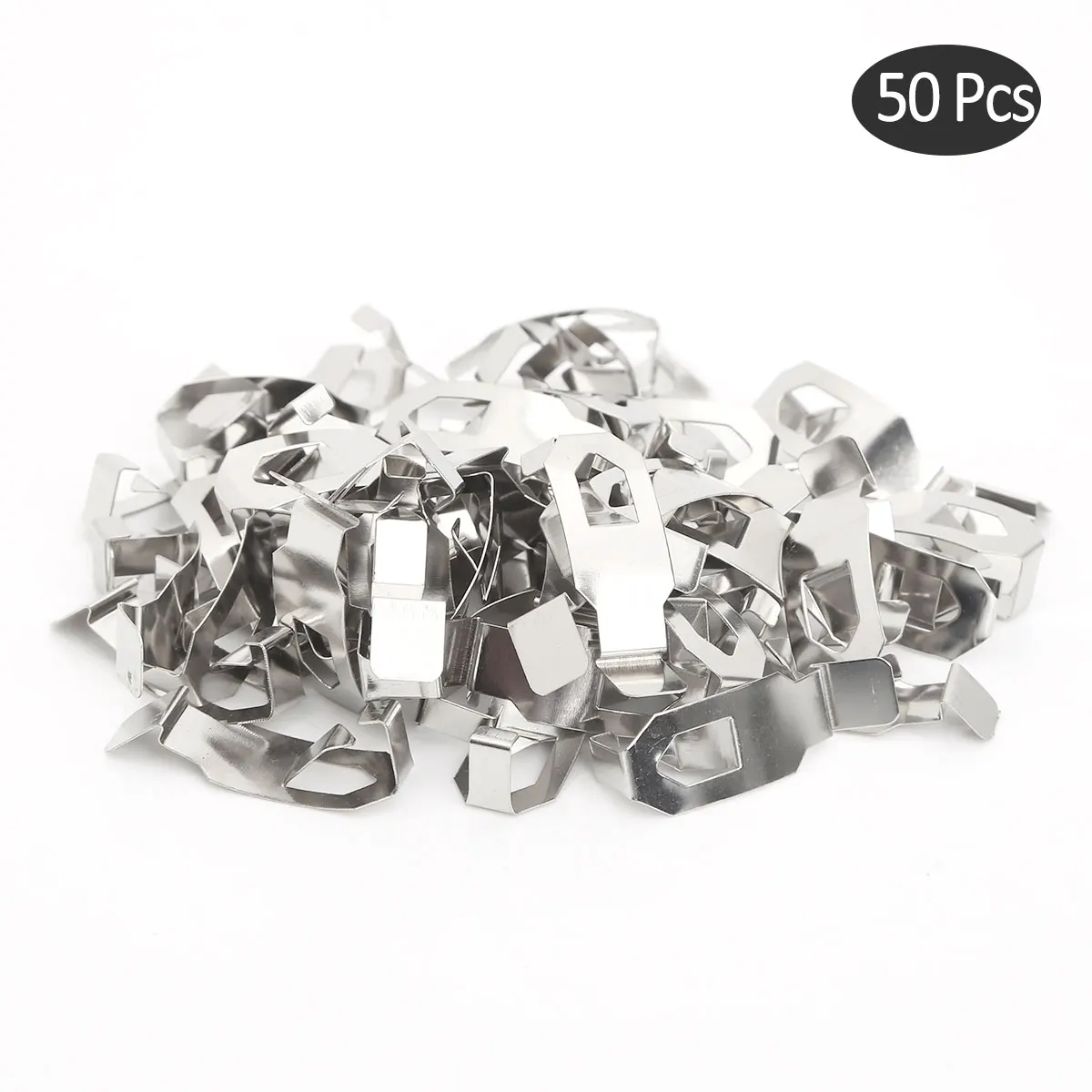 50Pc Photo Frame Clips Fasteners Hooks Photo Frame Metal Spring Turn Clip Hanger Painting Mirror Hanger Art Work Photo Wall Hook