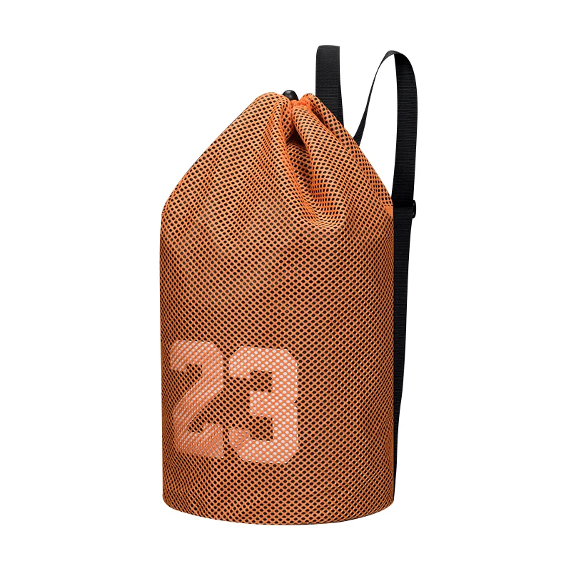

Outdoor Sport Shoulder Basketball bags For Football Volleyball Soccer Bag Mash pack Fitness Bucket Bag Backpack For Men