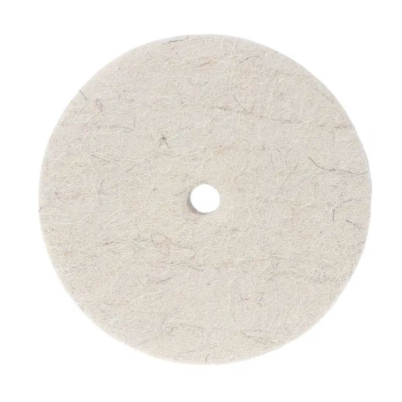 8mm Hole Drill Grinding Wheel Buffing Wheel Felt Wool Polishing Pad Abrasive Disc For Grinder Rotary Tool