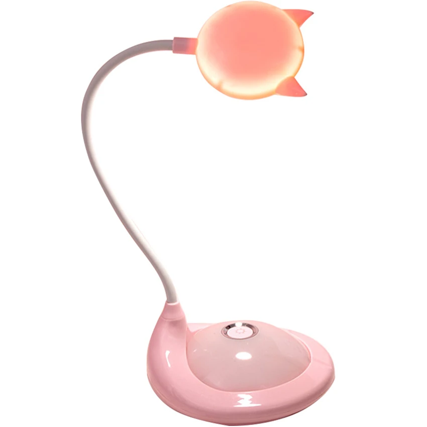 Bedroom Pink Small Night Lights Girl Led Table Lamps Dormitory Students Charging Plug-in Female Home Deco Cell Phone Stand Gift