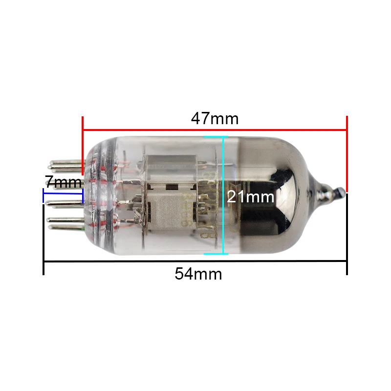 GHXAMP 6H2N-EB Vacuum Tube Valve Amplifier Electron Tube Replaces 6N2 6H2N 6H2 For Audio Amplifier Upgrade Sound 2pcs