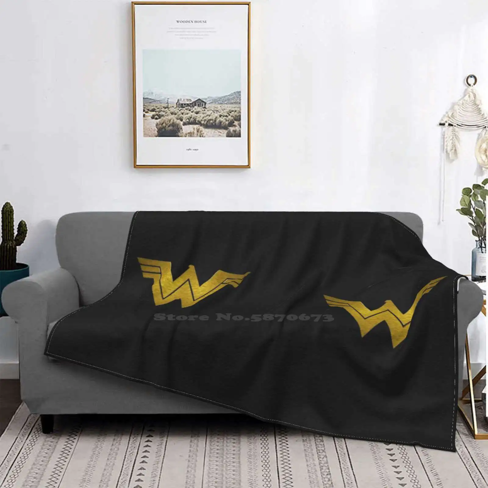 Golden Wonder Eagle Low Price New Print Novelty Fashion Soft Warm Blanket Ww84 Wonderful Womens Golden Eagle