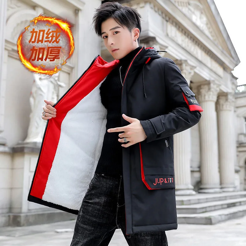 Winter Jacket Mens Quality Thermal Thick Coat Snow Red Black Parka Male Warm Outwear Fashion Down Jacket Men