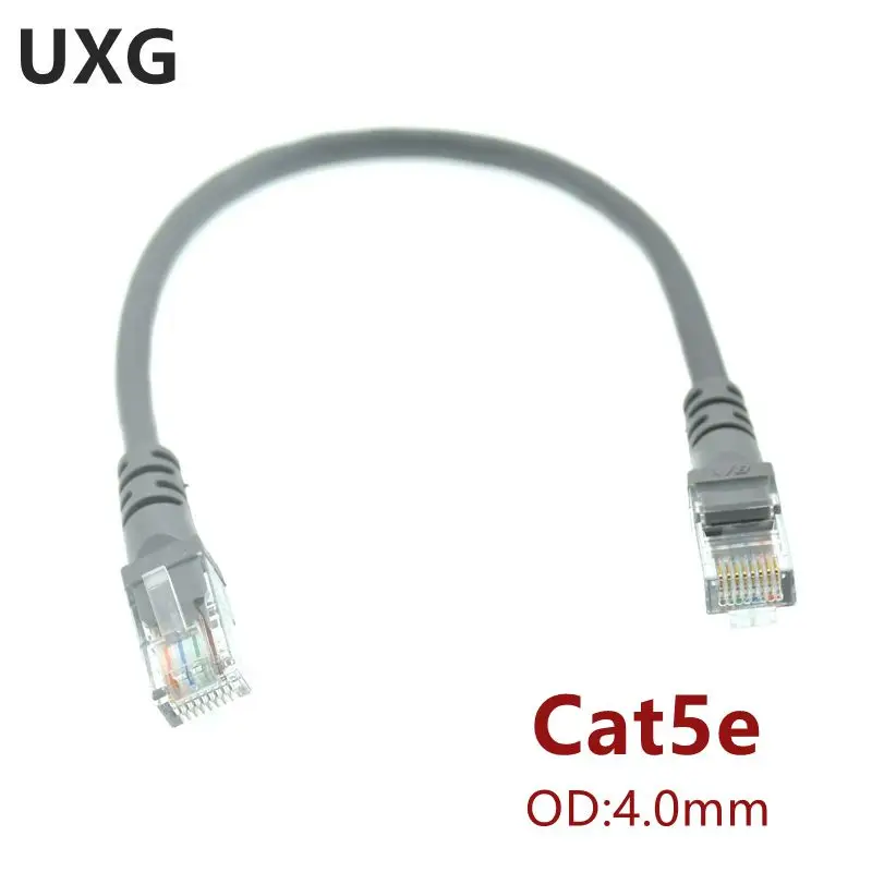 Short Cable 10CM 1m CAT5 CAT5e CAT6e UTP Ethernet Network Cable Male to Male RJ45 Patch LAN cable For Gigabit Ethernet PC