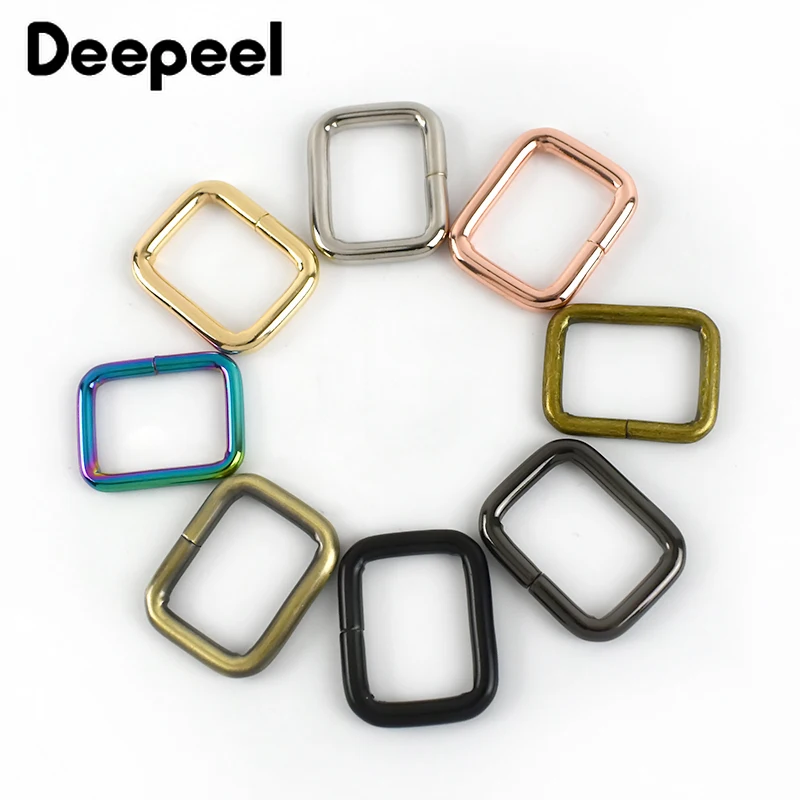 10/30Pcs Deepeel 25Mm Rechthoek Metalen Gespen Webbing Riem Lint Gesp Sluiting Handtas Strap Clips Richter Diy accessoires F4-5